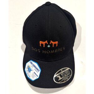 DOS HOMBRES Mezcal Tequila Black Strapback 110 Flexfit Hat